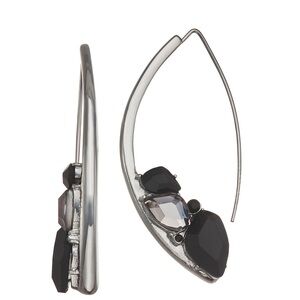 Simply Vera Vera Wang Silver and Black Earrings